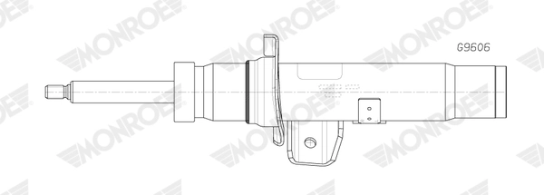 MONROE lengéscsillapító - G9606 - TothCarparts