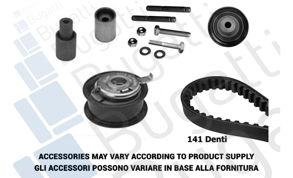 BUGATTI Fogasszíjkészlet - BKCD0598 - TothCarparts
