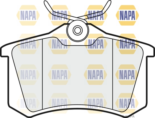 NAPA fékbetétkészlet, tárcsafék - NBP1530 - TothCarparts