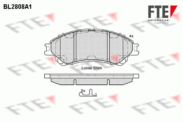 FTE fékbetétkészlet, tárcsafék - 9010997 - TothCarparts
