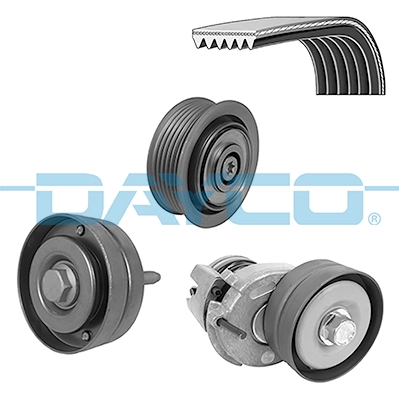DAYCO hosszbordás szíj készlet - KPV424 - TothCarparts