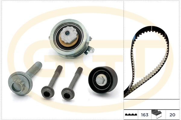 GGT Fogasszíjkészlet - KSPA255 - TothCarparts