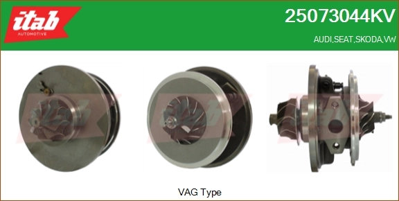 ITAB AUTOMOTIVE Törzscsoport, turbótöltő - 25073044KV - TothCarparts