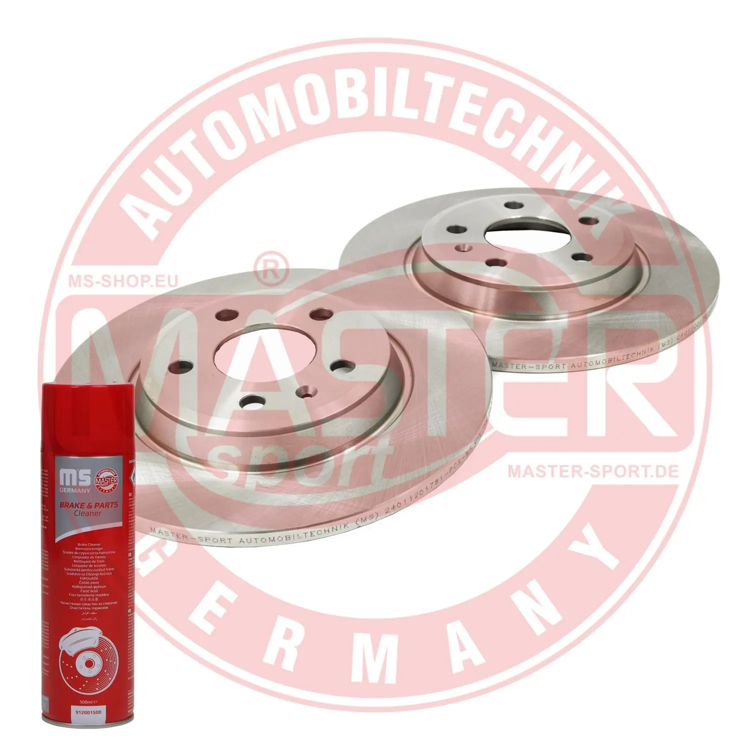 MASTER-SPORT GERMANY féktárcsa - 24011201781-SET-MSP - TothCarparts