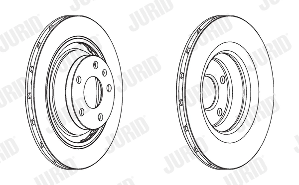 JURID féktárcsa - 562706JC-1 - TothCarparts