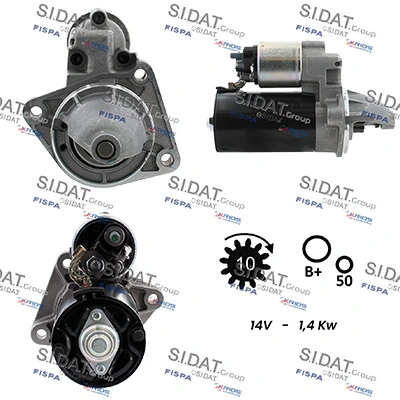 SIDAT önindító - S12BH0697 - TothCarparts