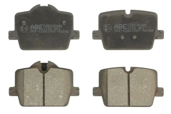 ABE fékbetétkészlet, tárcsafék - C2B036ABE - TothCarparts