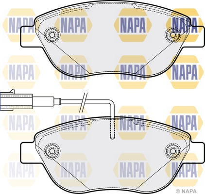 NAPA fékbetétkészlet, tárcsafék - NBP1099 - TothCarparts