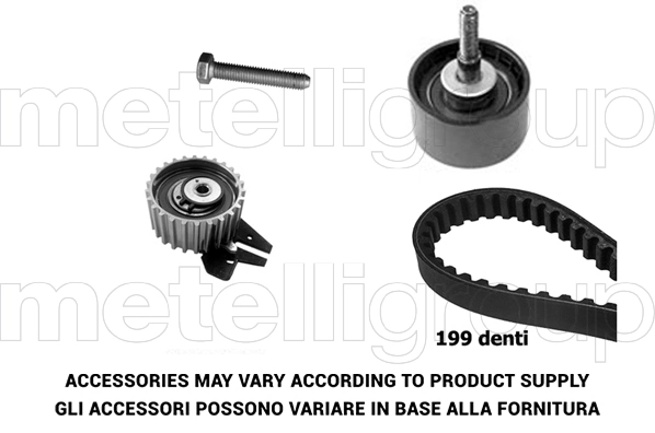 KWP Fogasszíjkészlet - TW137 - TothCarparts