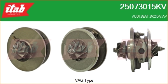 ITAB AUTOMOTIVE Törzscsoport, turbótöltő - 25073015KV - TothCarparts