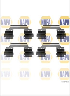 NAPA tartozékkészlet, tárcsafékbetét - NFK1031 - TothCarparts