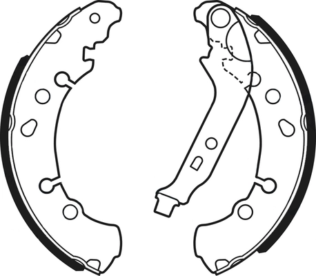 ABTEX fékpofakészlet - ABS4150 - TothCarparts