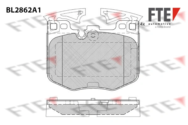 FTE fékbetétkészlet, tárcsafék - 9011102 - TothCarparts
