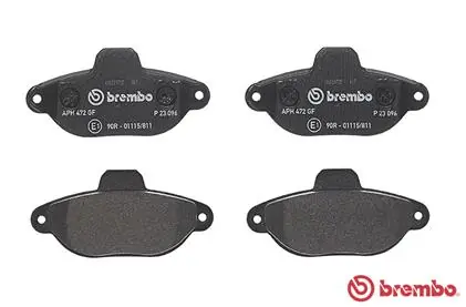 A.B.S. fékbetétkészlet, tárcsafék - P 23 096 - TothCarparts