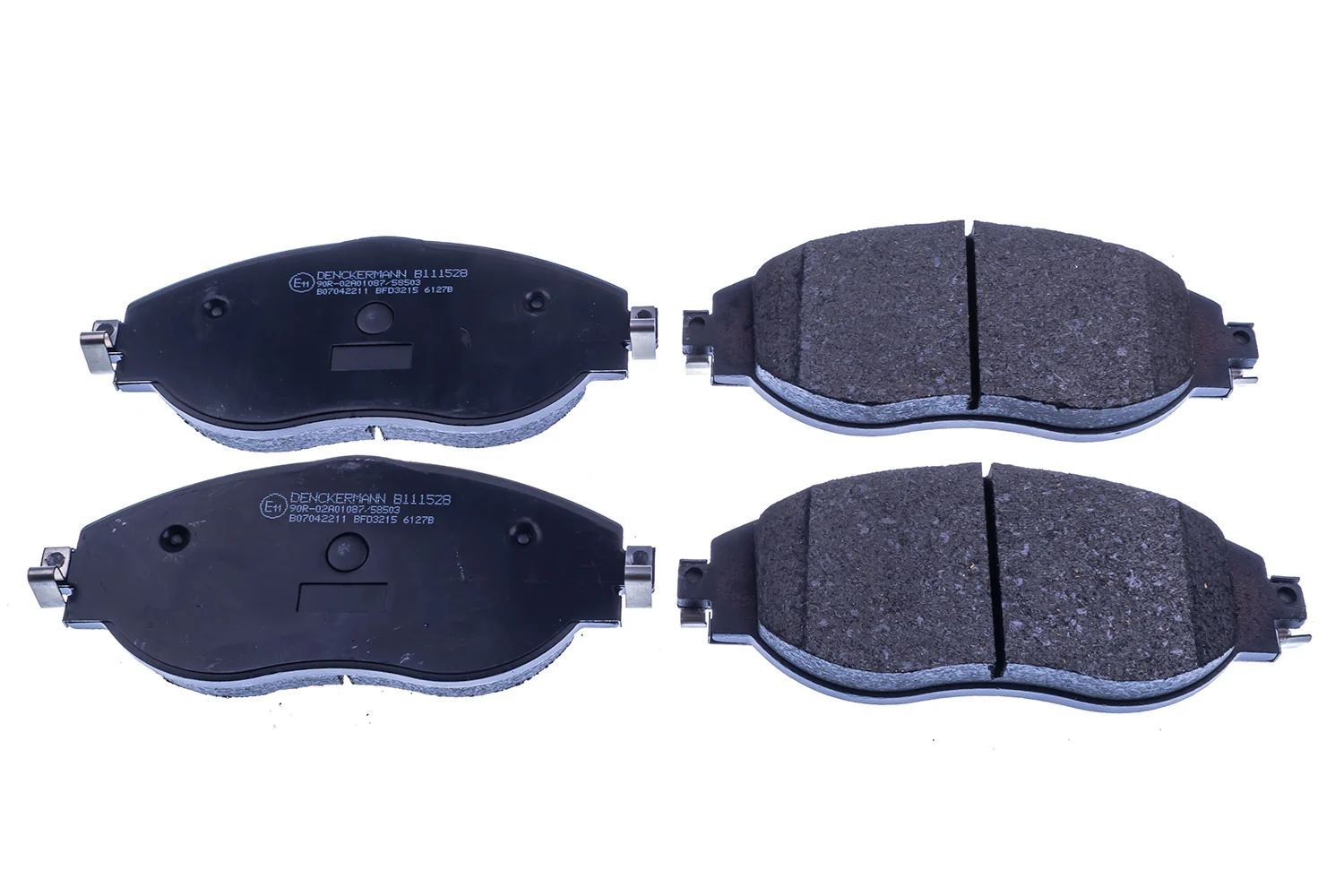 DENCKERMANN fékbetétkészlet, tárcsafék - B111528 - TothCarparts