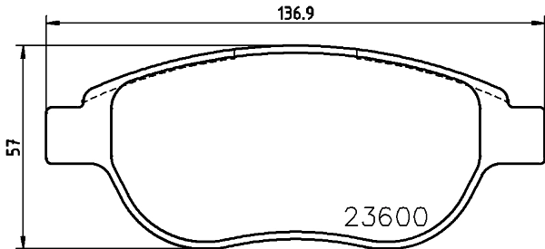 COBREQ fékbetétkészlet, tárcsafék - N-1168C - TothCarparts