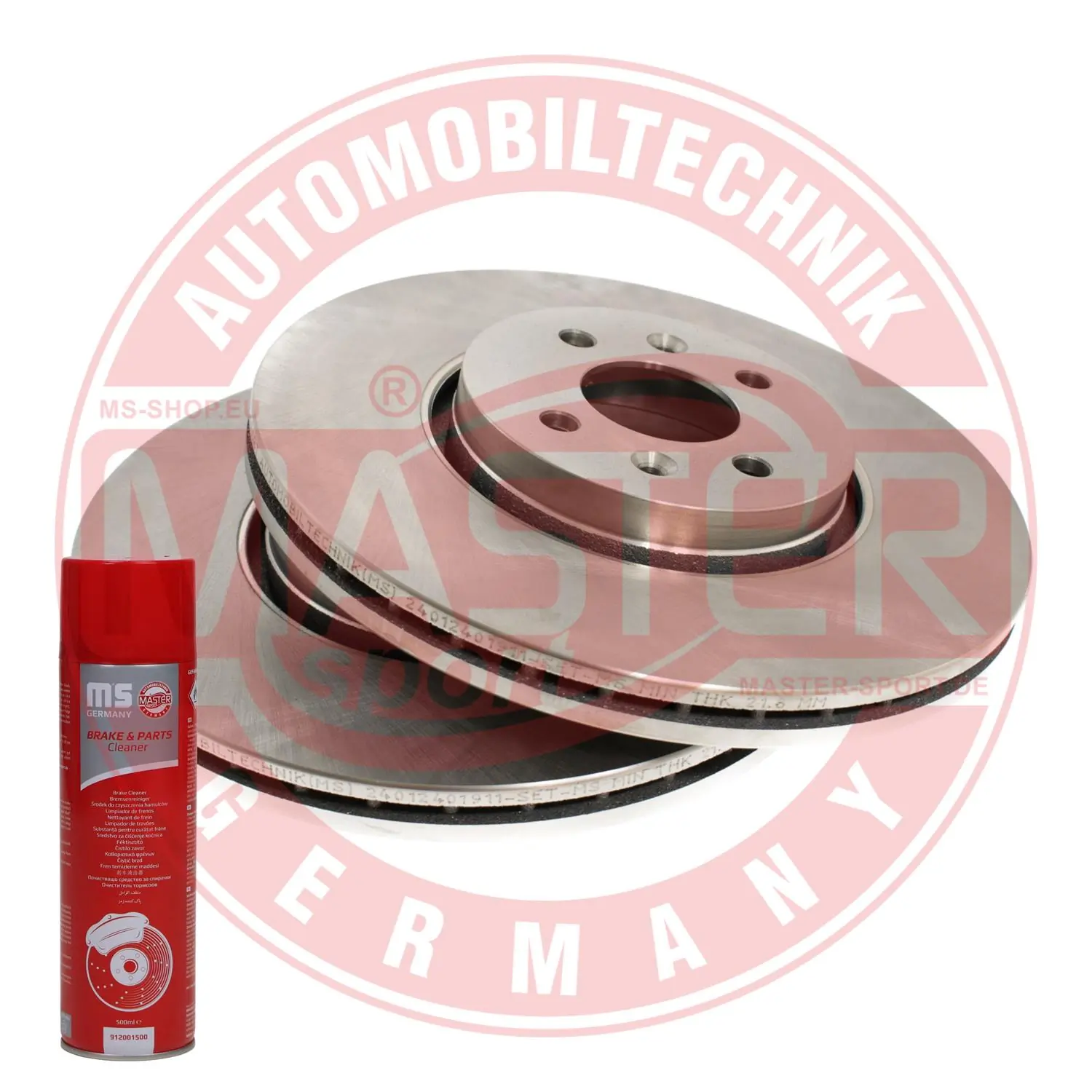 MASTER-SPORT GERMANY féktárcsa - 24012401911-SET-MSP - TothCarparts