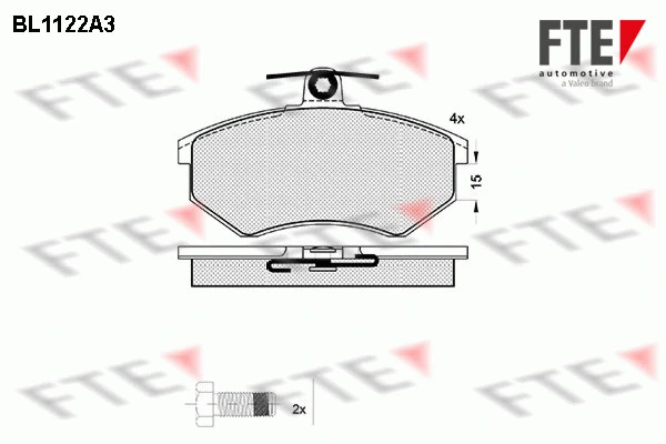 FTE fékbetétkészlet, tárcsafék - 9010034 - TothCarparts