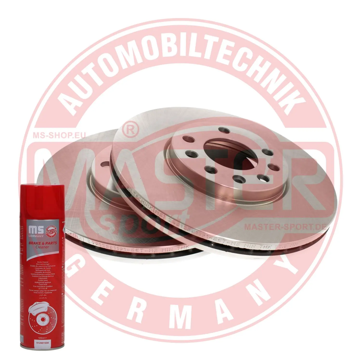 MASTER-SPORT GERMANY féktárcsa - 24012501191-SET-MSP - TothCarparts
