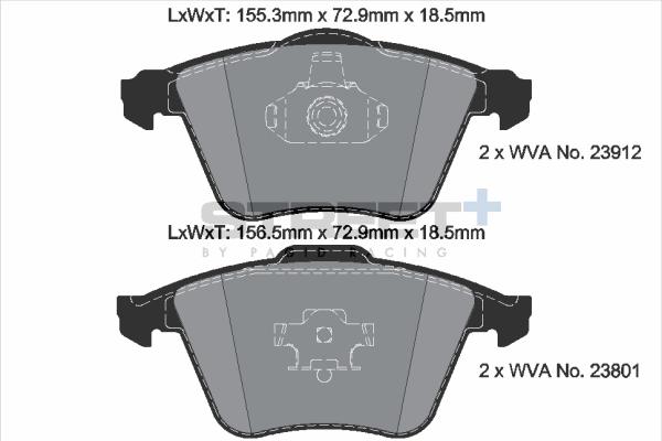 PAGID Racing fékbetétkészlet, tárcsafék - T8180SP2001 - TothCarparts