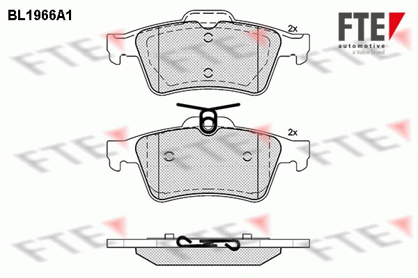 FTE fékbetétkészlet, tárcsafék - 9010548 - TothCarparts