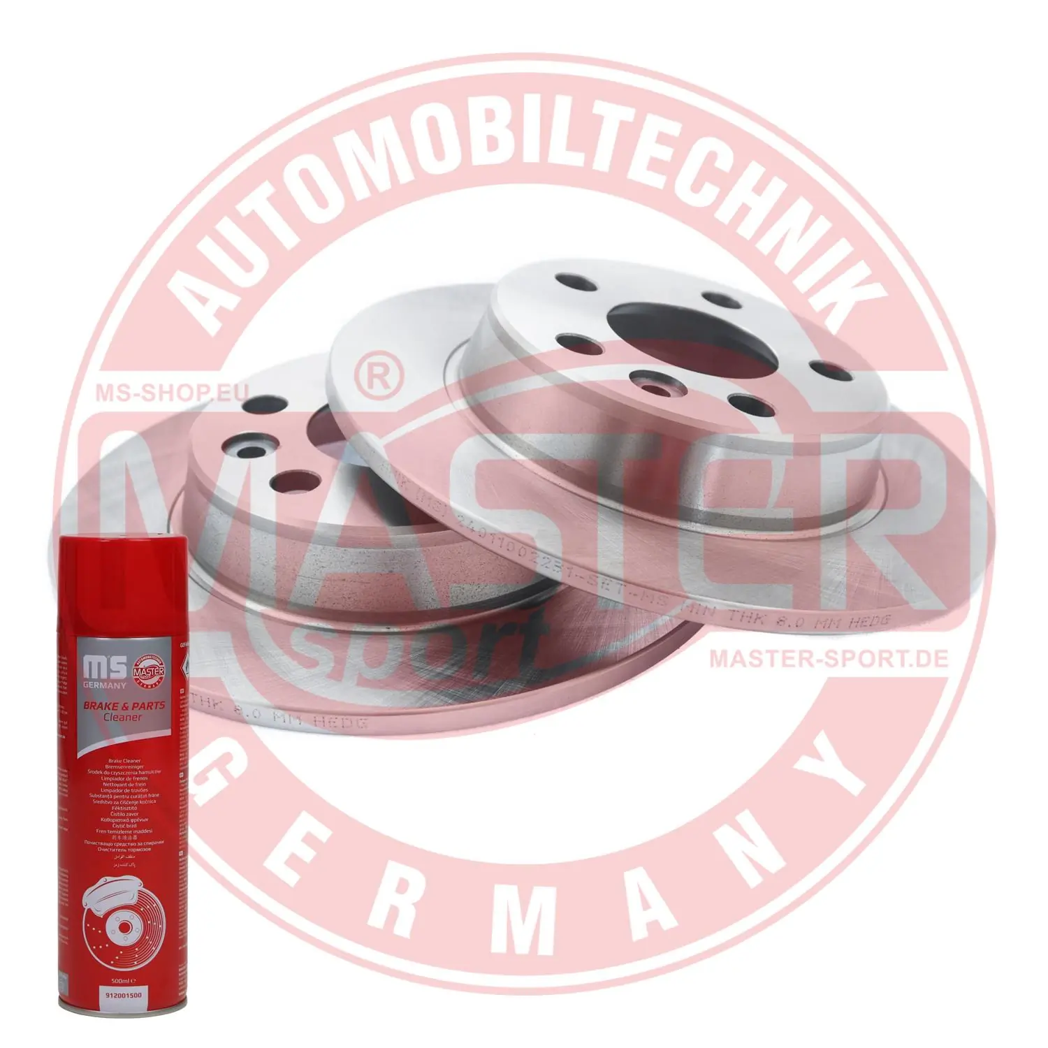 MASTER-SPORT GERMANY féktárcsa - 24011002231-SET-MSP - TothCarparts
