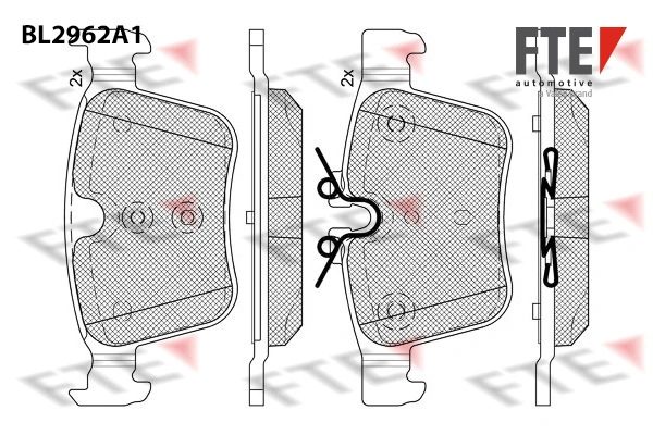 FTE fékbetétkészlet, tárcsafék - 9011205 - TothCarparts