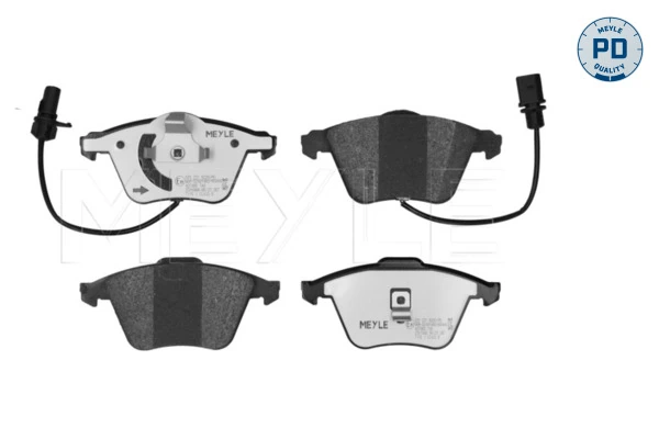 MEYLE fékbetétkészlet, tárcsafék - 025 237 6220/PD - TothCarparts