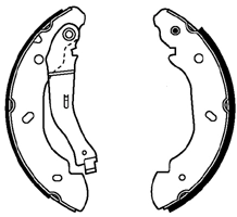 ABTEX fékpofakészlet - ABS4017 - TothCarparts