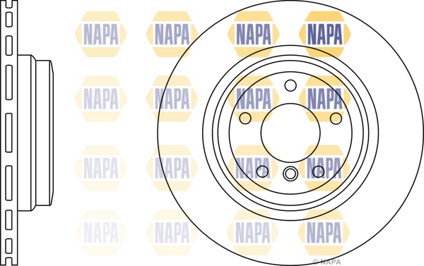 NAPA féktárcsa - NBD5201 - TothCarparts