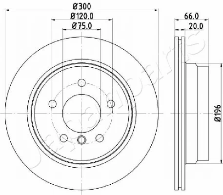 PEMEBLA féktárcsa - JAPDP-0114 - TothCarparts