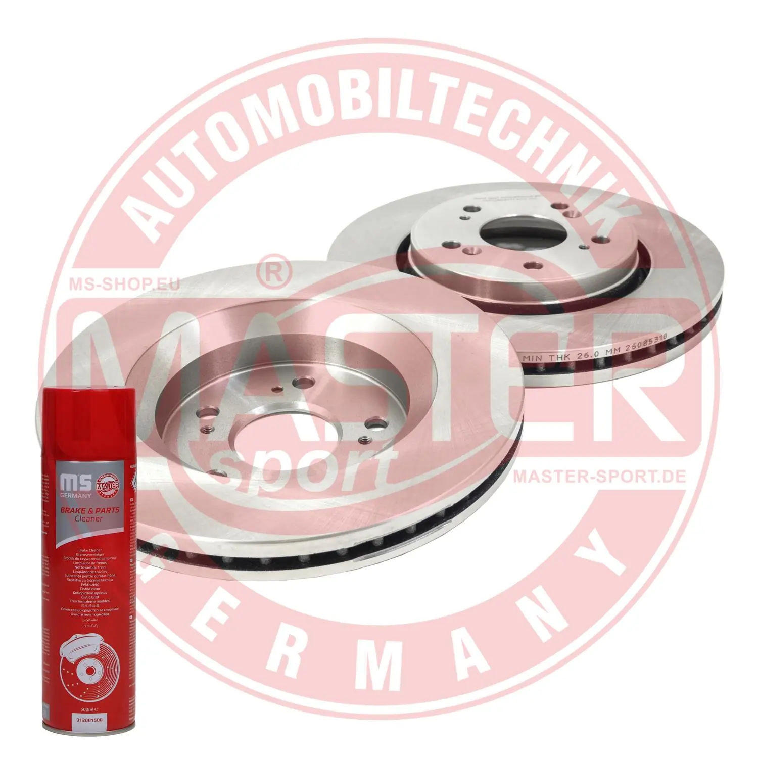 MASTER-SPORT GERMANY féktárcsa - 24012802171-SET-MSP - TothCarparts