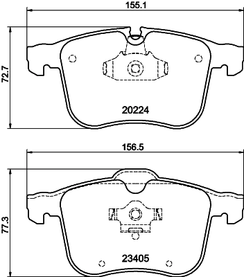 DON fékbetétkészlet, tárcsafék - PCP2127 - TothCarparts
