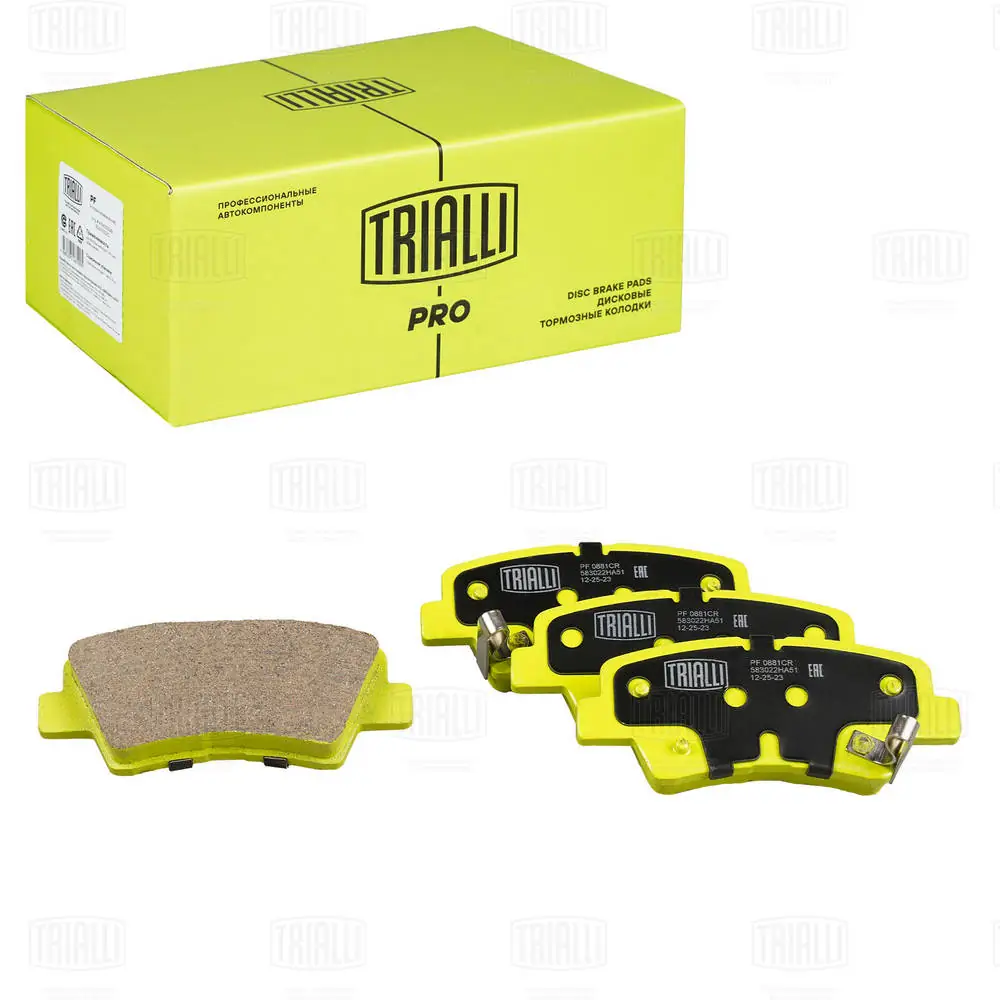 TRIALLI fékbetétkészlet, tárcsafék - PF 0881CR - TothCarparts