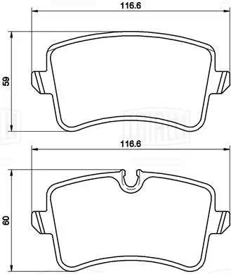 TRIALLI fékbetétkészlet, tárcsafék - PF 4135CR - TothCarparts