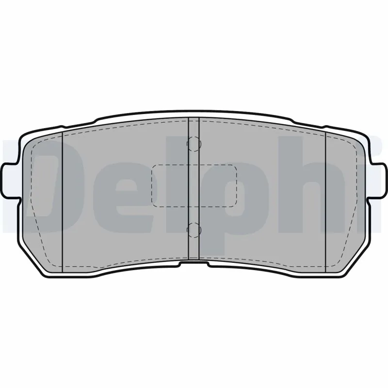 DELPHI fékbetétkészlet, tárcsafék - LP2095-18B1 - TothCarparts