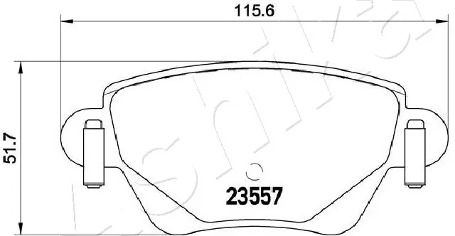 4X4 ESTANFI fékbetétkészlet, tárcsafék - EST-51-00-0305 - TothCarparts