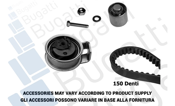 BUGATTI Fogasszíjkészlet - BKCD0629 - TothCarparts