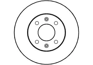 ABTEX féktárcsa - BD1282V - TothCarparts