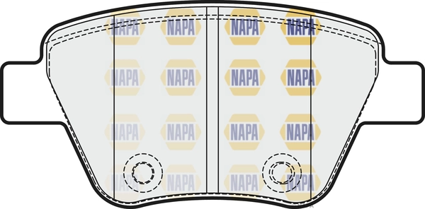 NAPA fékbetétkészlet, tárcsafék - NBP1134 - TothCarparts