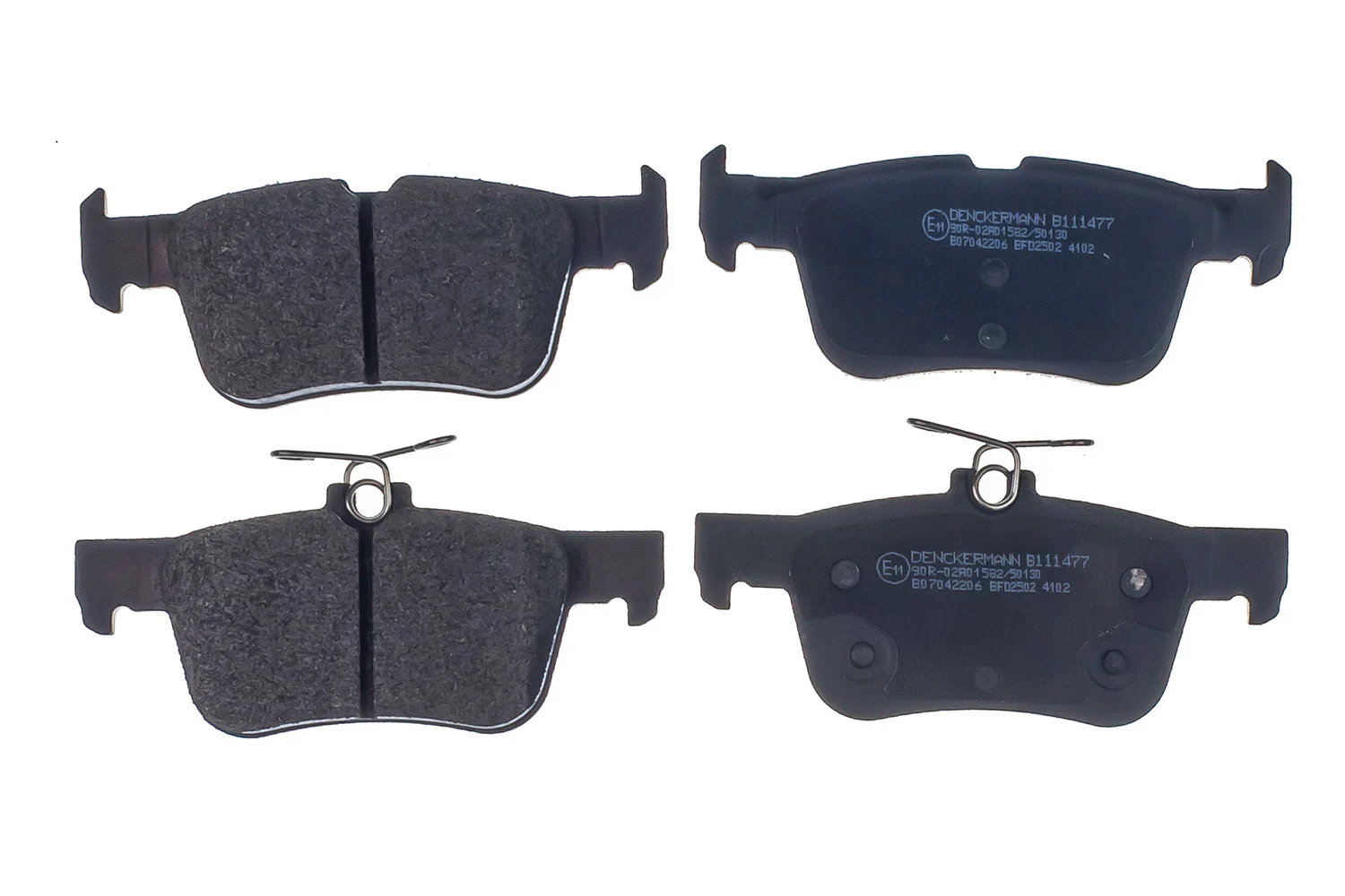 DENCKERMANN fékbetétkészlet, tárcsafék - B111477 - TothCarparts
