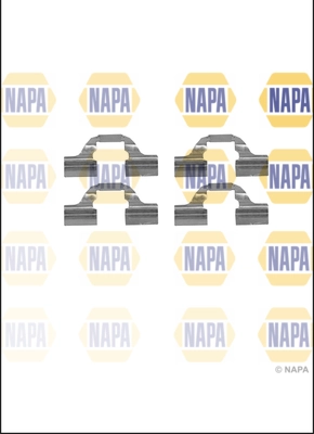 NAPA tartozékkészlet, tárcsafékbetét - NFK1102 - TothCarparts