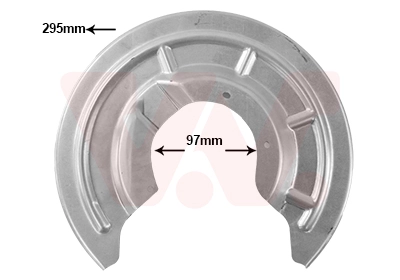 VAN WEZEL terelőlemez, féktárcsa - 4327373 - TothCarparts