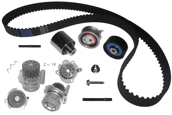 TECDRIVE Vízpumpa + fogasszíj készlet - TKPE0046 - TothCarparts