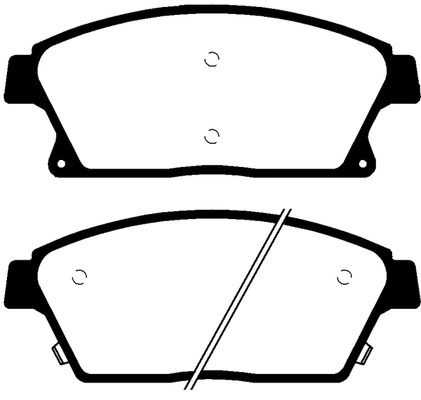 ABTEX fékbetétkészlet, tárcsafék - PLU2033 - TothCarparts