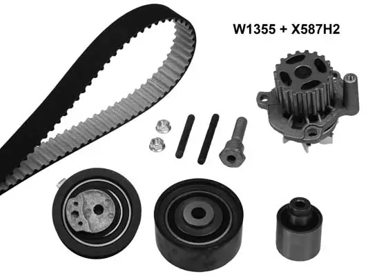 MGA Vízpumpa + fogasszíj készlet - 1355K6 - TothCarparts