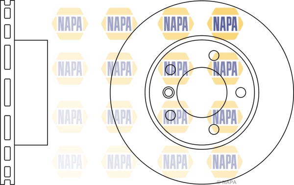 NAPA féktárcsa - NBD5741 - TothCarparts