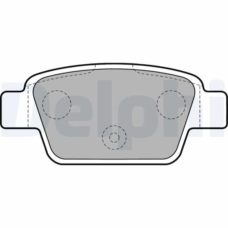 DELPHI fékbetétkészlet, tárcsafék - LP1719-18B1 - TothCarparts
