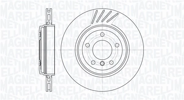MAGNETI MARELLI féktárcsa - 361302040811 - TothCarparts
