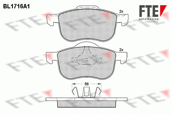 FTE fékbetétkészlet, tárcsafék - 9010316 - TothCarparts
